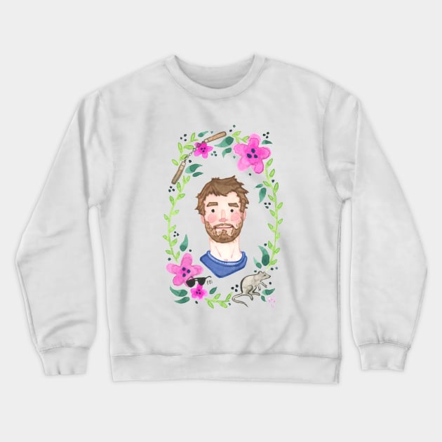 Andy Dwyer Crewneck Sweatshirt by RachelMSilva